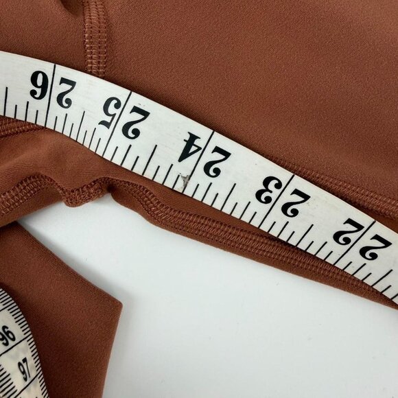 Lululemon Brown Cropped Leggings Womens 8 - Picture 3 of 4